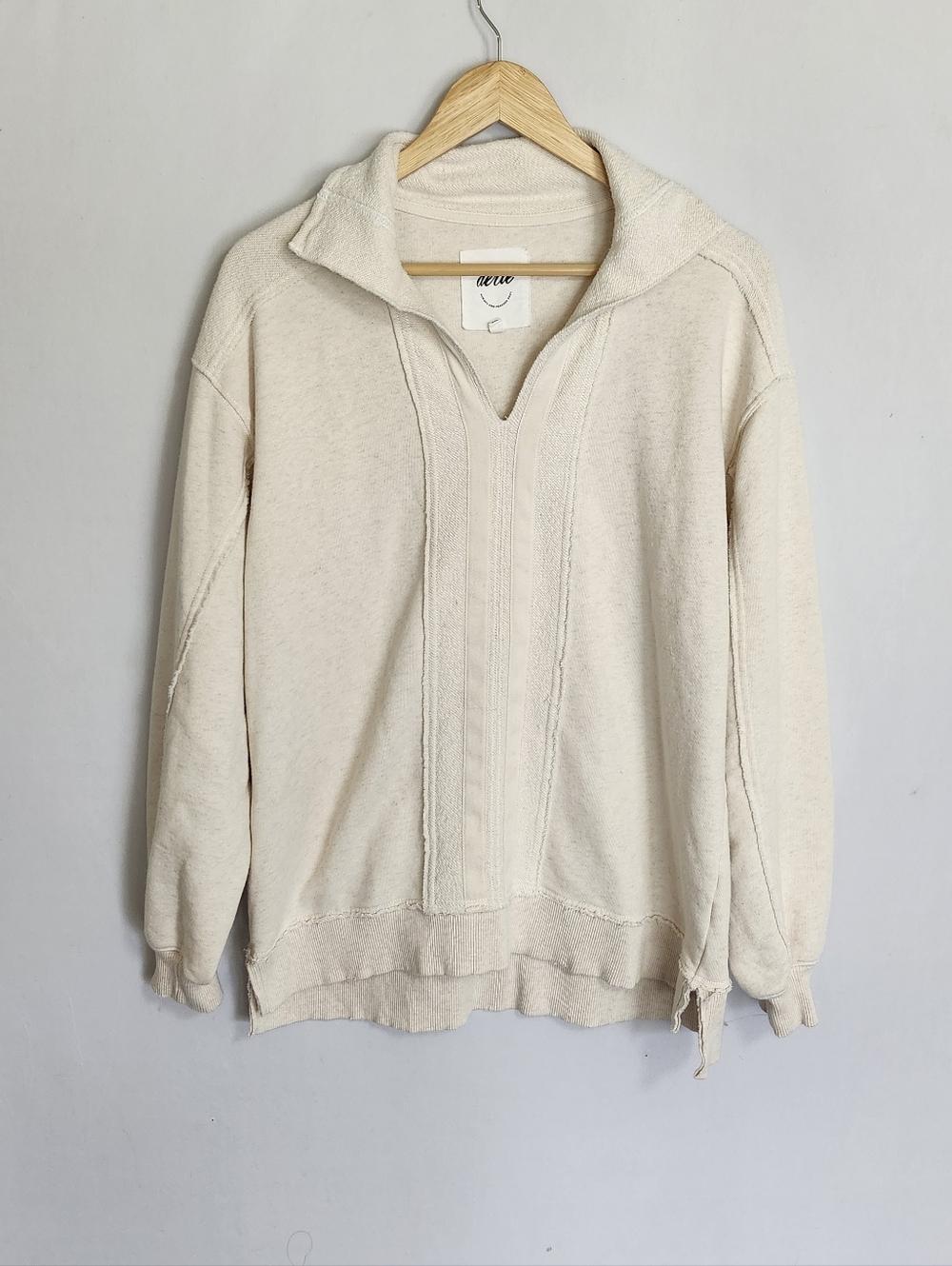Aerie 'Starry Night' Open Neck Sweatshirt Size XXS